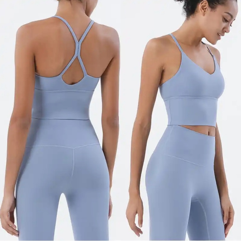 🌿 Blue Yoga Set